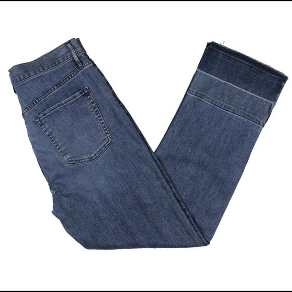 3X1 N.Y.C Womens Blue Released Hem High Rise Denim Straight Leg Jeans size 28 - Picture 6 of 7